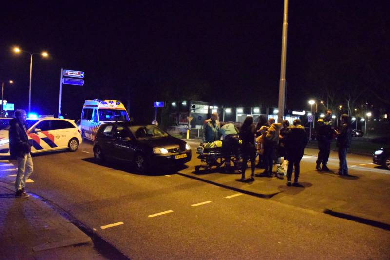 Fietser gewond na aanrijding met personenauto