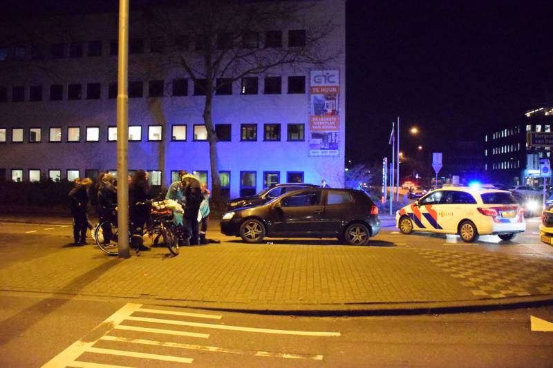 Fietser gewond na aanrijding met personenauto