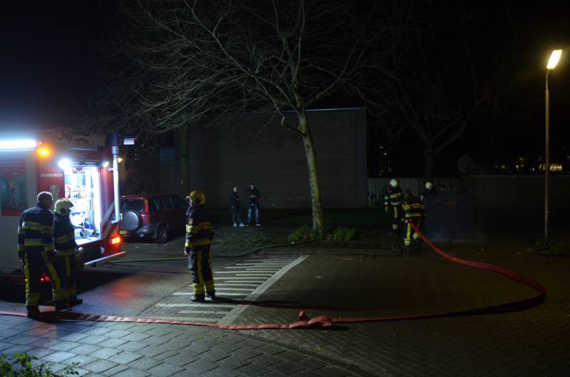 Opnieuw brand in papiercontainer