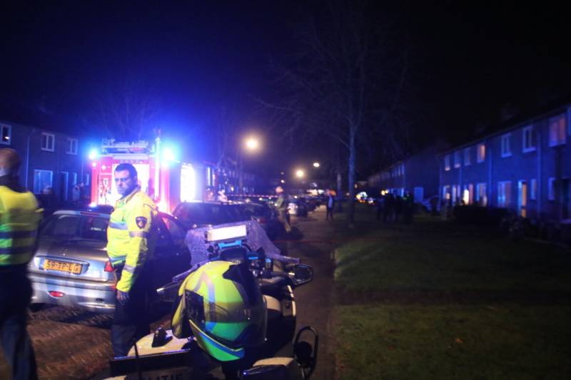 Veel rook bij brand in woning