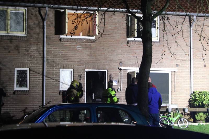 Veel rook bij brand in woning