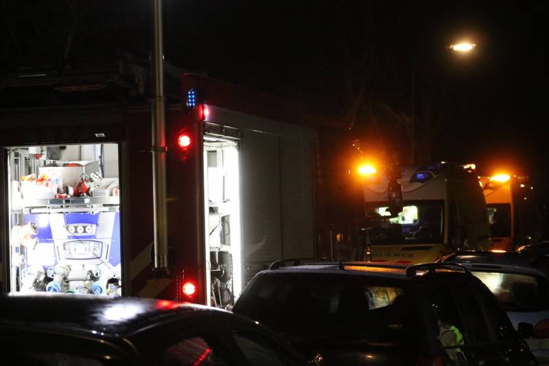 Veel rook bij brand in woning