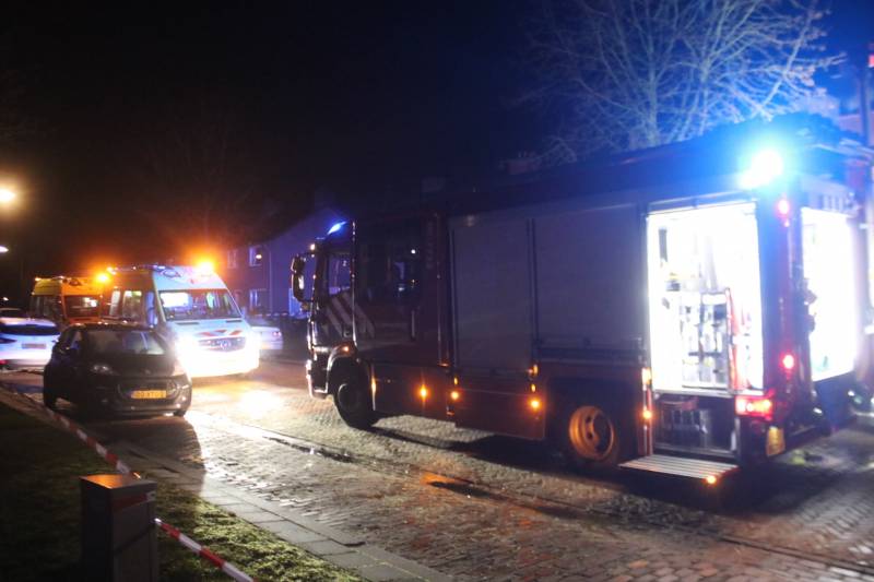 Veel rook bij brand in woning