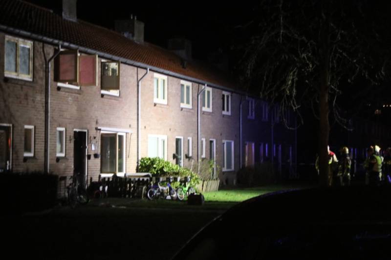 Veel rook bij brand in woning
