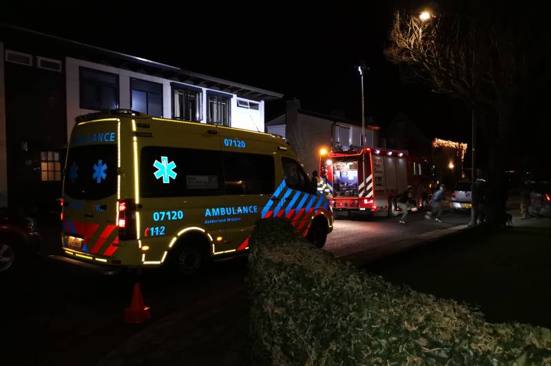 Frietpan vliegt in brand, kinderen doen bluspoging