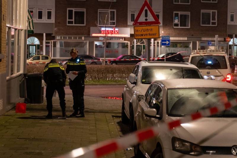 Man gewond aan voet na schietpartij