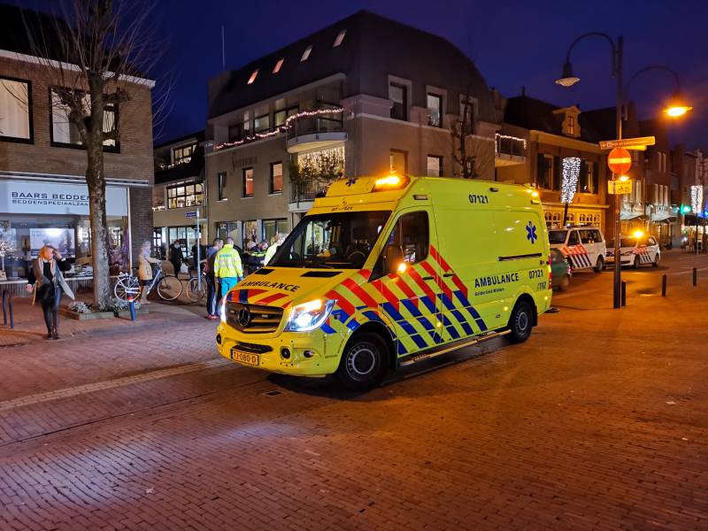 Fietser gewond na aanrijding met auto