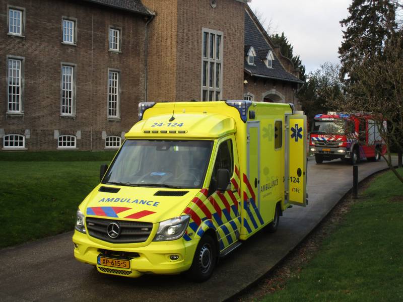 Gewonde bij val van trap met gasfles