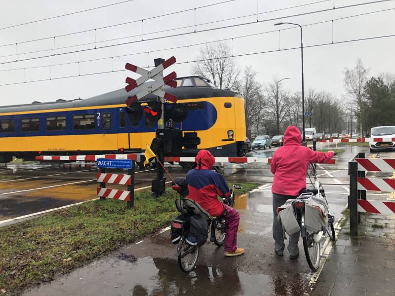 Verkeerschaos door gestrande trein