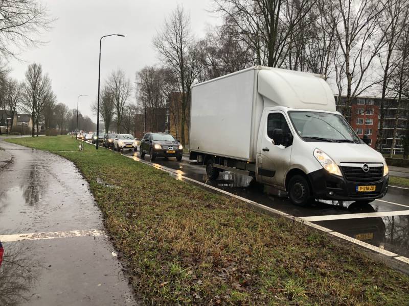 Verkeerschaos door gestrande trein