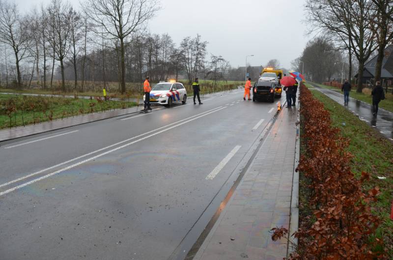 Gewonde na kop-staart aanrijding