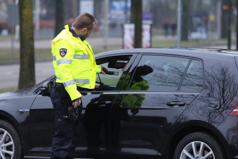 Alcoholcontrole op rotonde