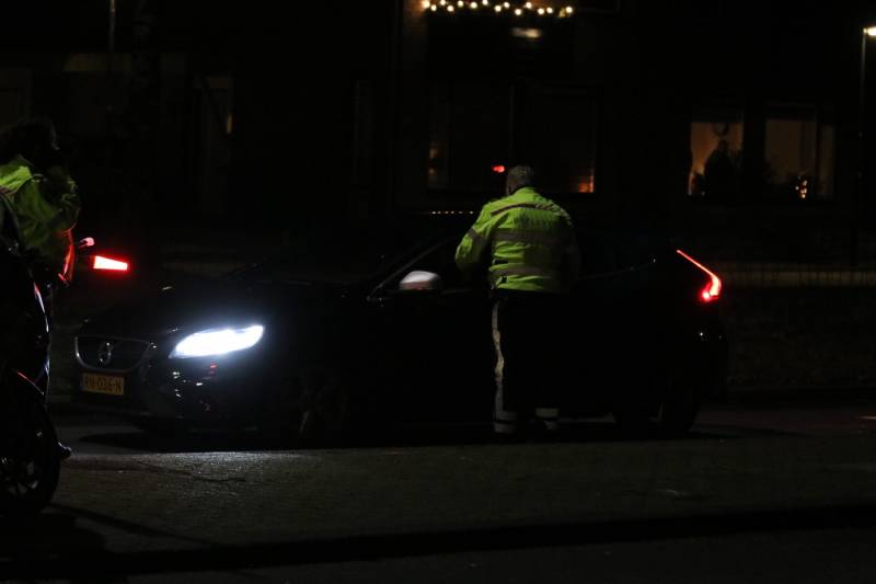 Alcoholcontrole op rotonde