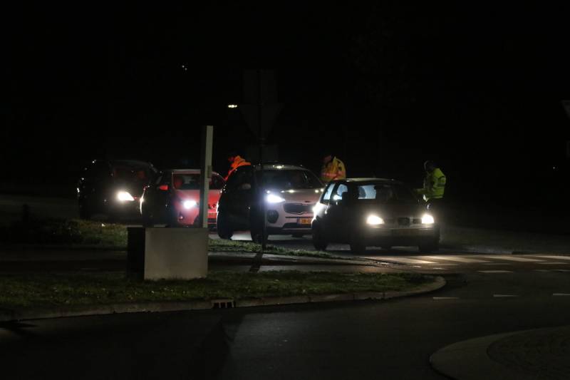 Alcoholcontrole op rotonde
