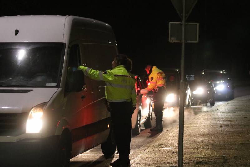 Alcoholcontrole op rotonde
