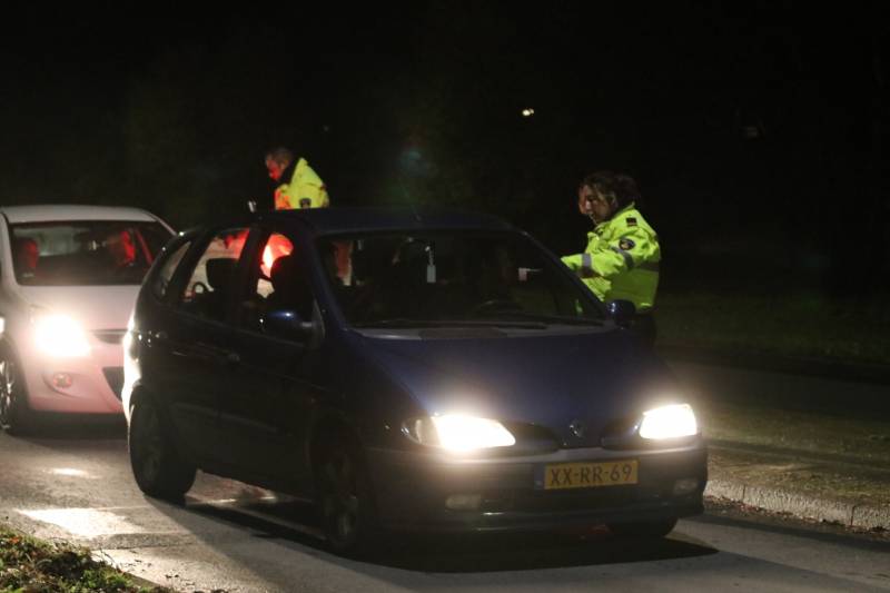 Alcoholcontrole op rotonde