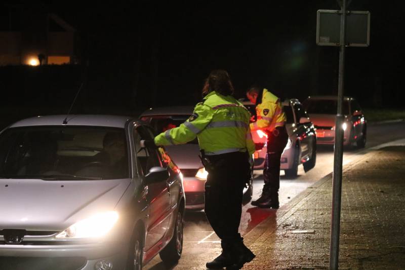 Alcoholcontrole op rotonde