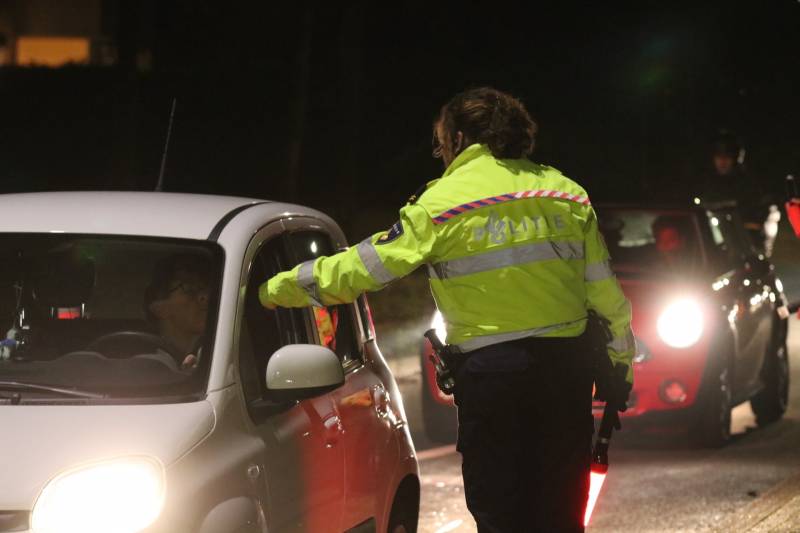 Alcoholcontrole op rotonde
