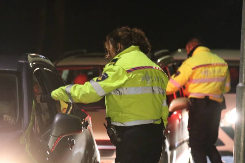 Alcoholcontrole op rotonde