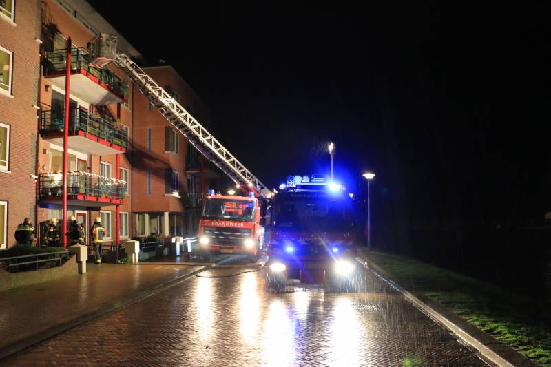 Fikse brand in appartement verzorgingshuis Munnikeweij