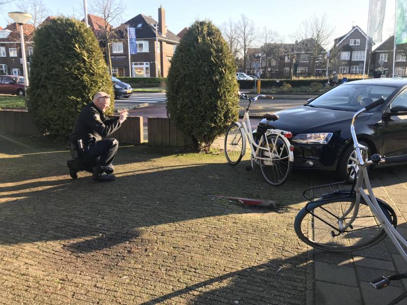 Fietser gewond na aanrijding met auto