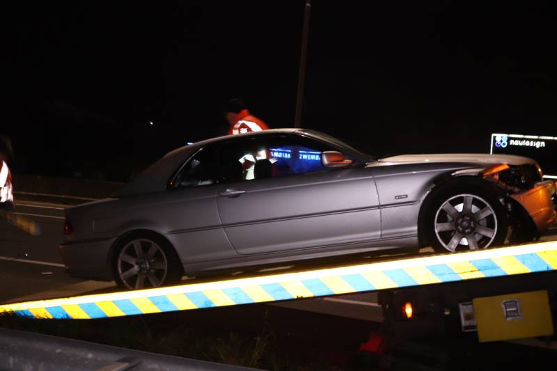 Flinke schade na aanrijding tussen auto en vrachtwagen