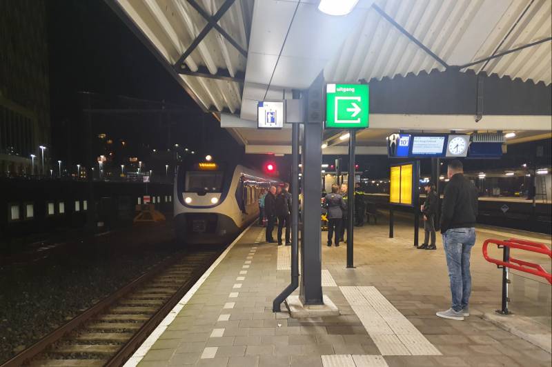 Spoorloper ontkomen aan de dood