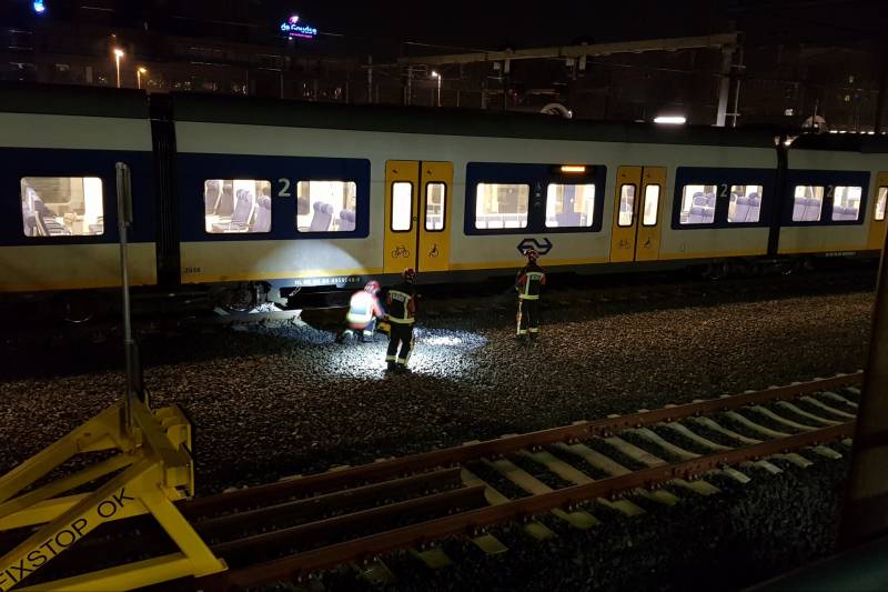 Spoorloper ontkomen aan de dood