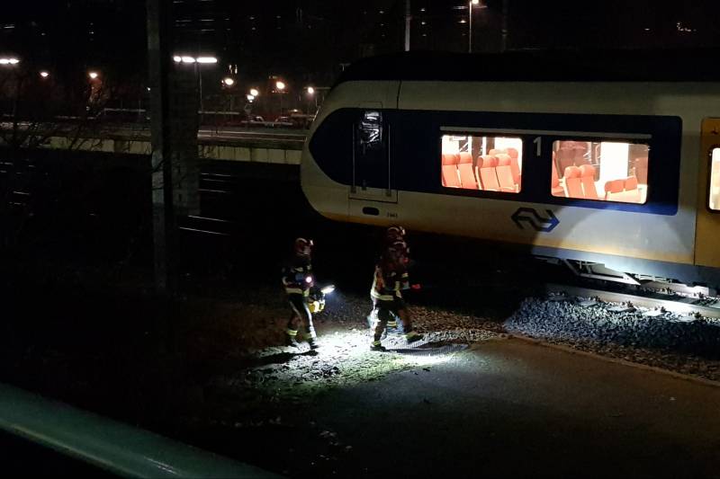 Spoorloper ontkomen aan de dood