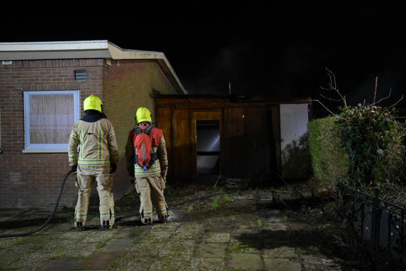 Schuurbrand snel onder controle