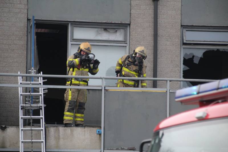 Flinke schade na brand in kantorencomplex Harders Plaza