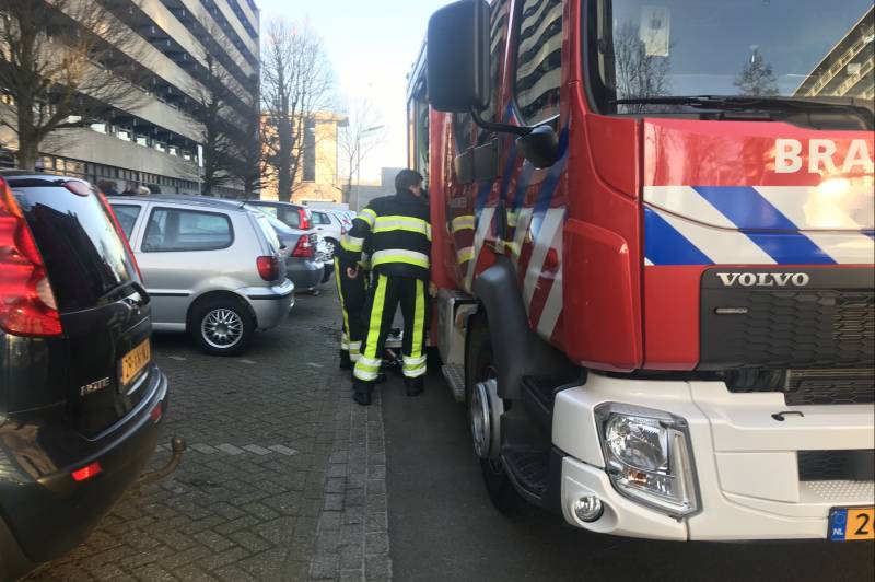 Waterleiding gesprongen in kelderbox