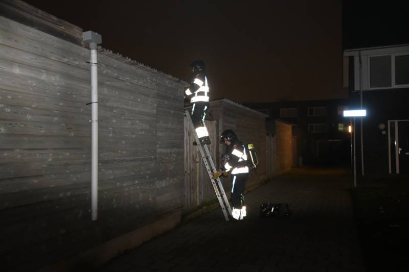 Slaapkamer woning verwoest door brand
