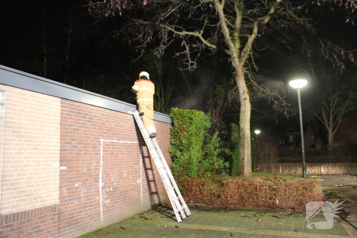 Heg vat vlam door vuurwerk