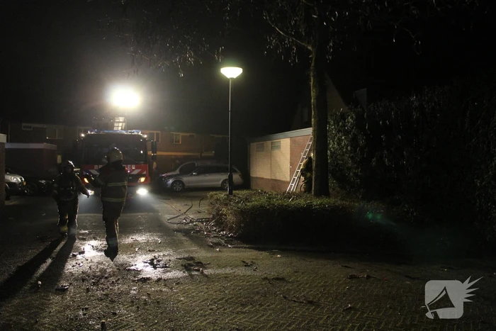 Heg vat vlam door vuurwerk