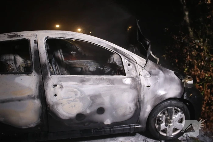 Auto brand volledig uit