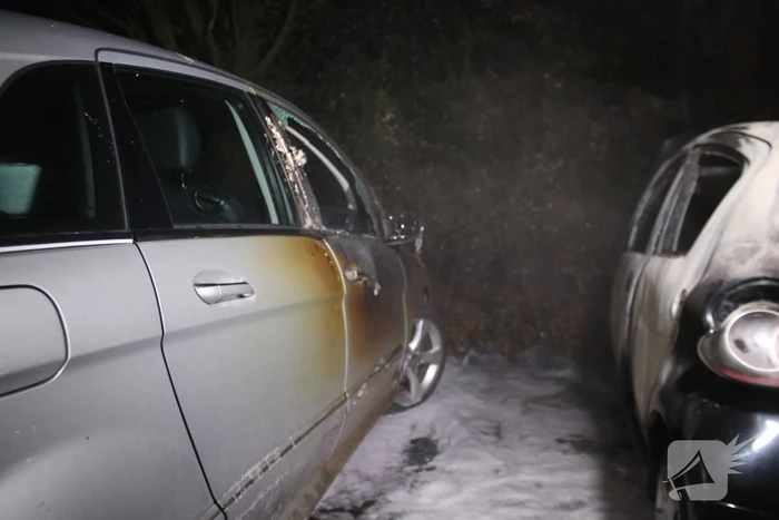 Auto brand volledig uit