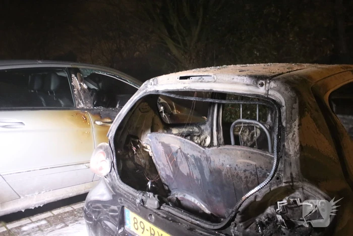 Auto brand volledig uit