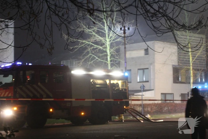 Flinke rookontwikkeling bij brand in woning