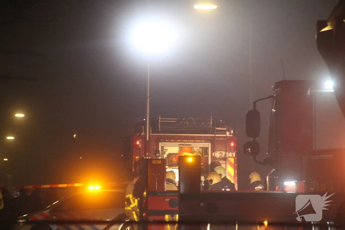 Flinke rookontwikkeling bij brand in woning