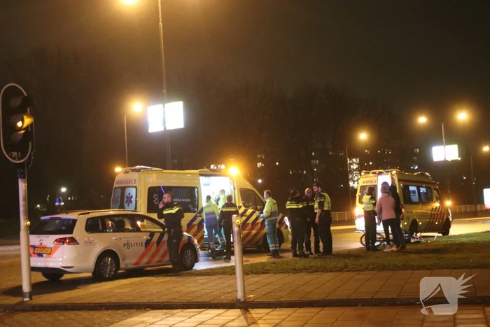 Fietsers aangereden door politieauto