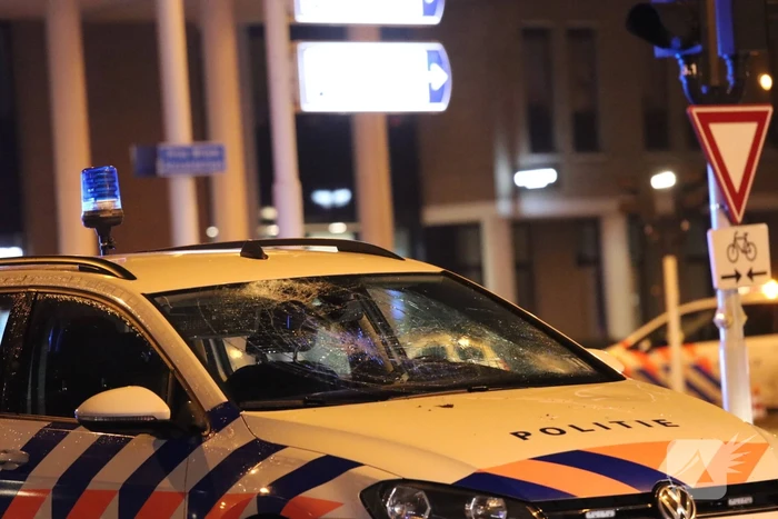 Fietsers aangereden door politieauto