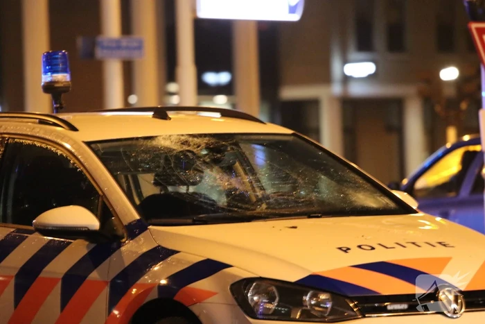 Fietsers aangereden door politieauto