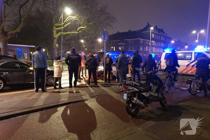 Scooterrijder gewond na aanrijding