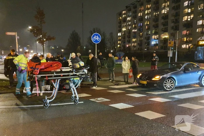 Scooterrijder gewond na aanrijding