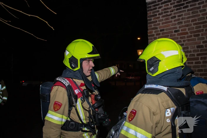 Brandweer oefent enorme brand in toren Grote Kerk