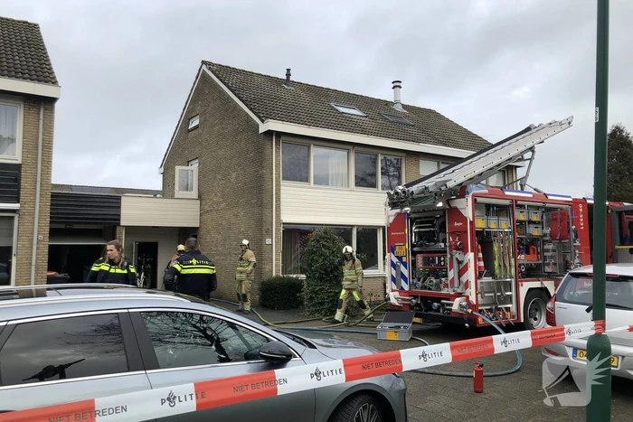 Brand in woning