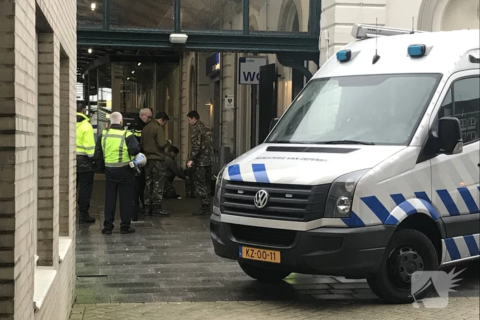 Verdacht pakketje aangetroffen in trein op station