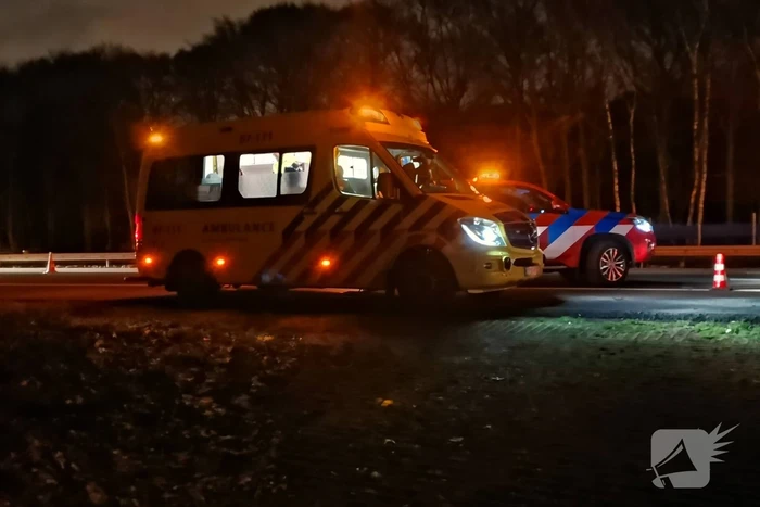 Flinke rookontwikkeling bij vrachtwagenbrand