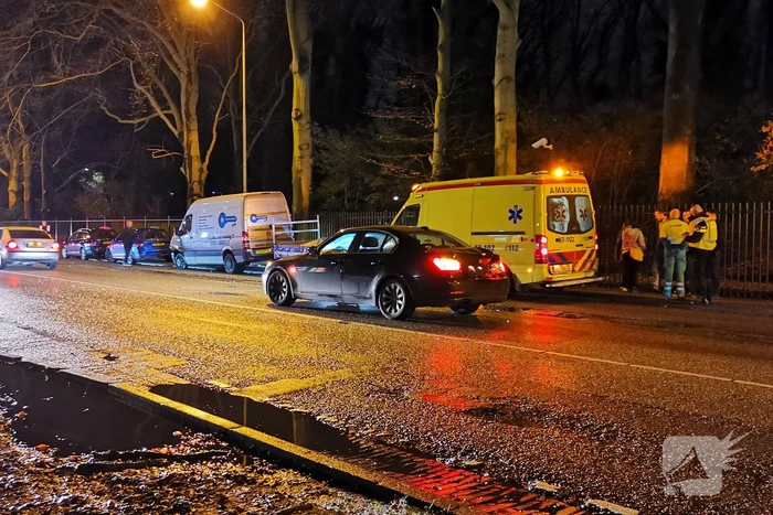 Vier autos betrokken bij kop-staartaanrijding